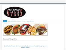 Tablet Screenshot of chicagogyros.biz